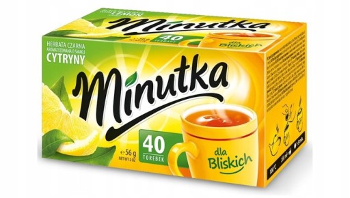 MINUTKA CITRÓN Express čierny čaj 56g