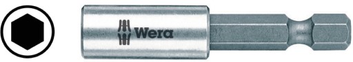 MAGNETICKÝ DRŽIAK OCEL. PRE 1/4'' BITOV 50MM WERA