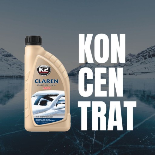 K2 CLAREN ZIMNÁ KVAPALINA DO OSTREKOVAČA KONCENTRÁT -80°C 1L