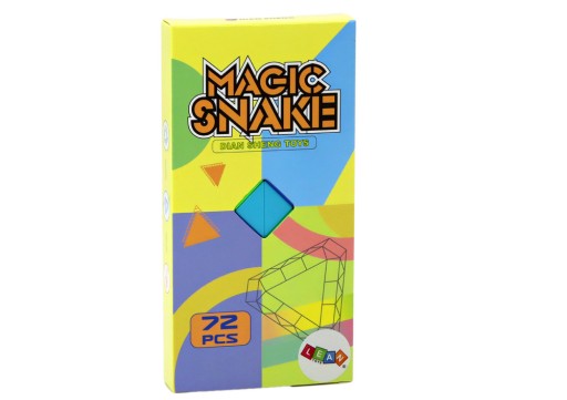 Arkádová hra Bricks Náučný farebný had 72 dielikov.