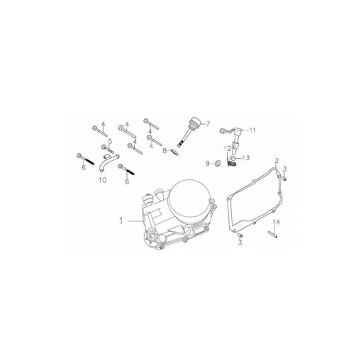 MRF140 PIT BIKE slave shaft SEAL