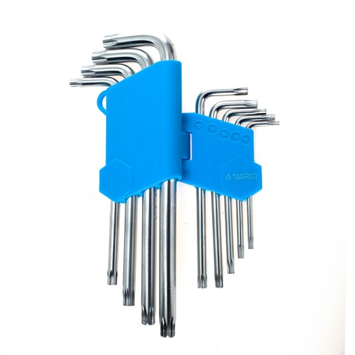 KĽÚČE TORX IMPUSUROVÉ TYP L s otvorom T10-T50 9KS