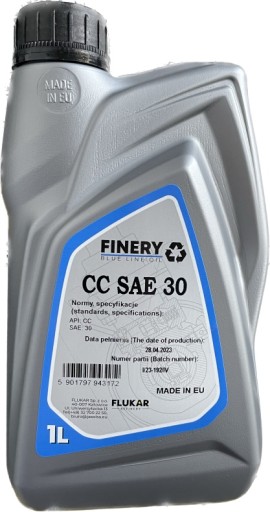 FINERY CC SAE 30 1L. MOTOROVÝ OLEJ