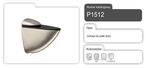 VEĽKÁ SATÉNOVÁ RÚČKA POLICE P1512/S AMIX
