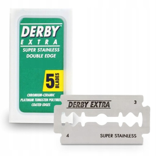 Holiace čepele Derby Extra 5 ks.