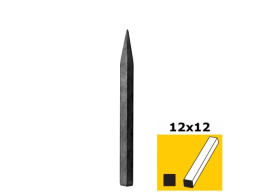 BODOVÁ BULKA KOVANÁ OCEL H150 N12x12MM