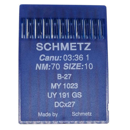 Ihly Schmetz B27 B-27 '70 do overlockerov, 10 ks
