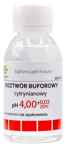 Tlmivý roztok pH 4,0 meter kalibračná reakcia