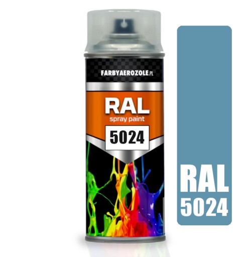 AKRYLOVÝ LAK V SPREJ RAL 5024 PASTELOVÁ MODRÁ