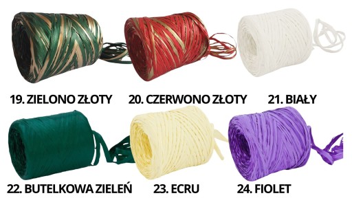 Rafiová syntetická ozdobná stuha na darčekové balenie dekorácia 10m