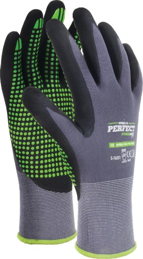 Nylonové rukavice NITRILE FLEX DOTS, veľkosť 8
