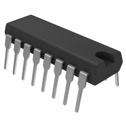 IC 74LS139 dvojitý demultiplexor, DIP