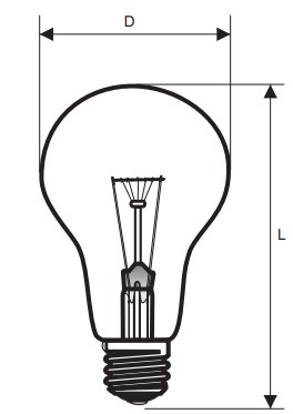 Priemyselná signálna žiarovka 230V 40W E27 2700K 300lm SYG-2080