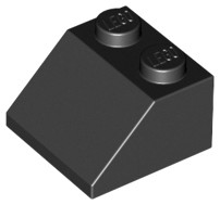 LEGO Bevel 45 2x2 čierna 303926 3039