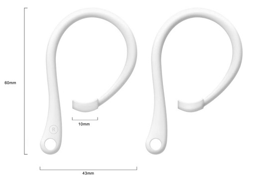 DRŽIAK HÁČKU NA UCHY pre APPLE AIRPODS PRO 1 2 3