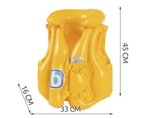 BEZPEČNÉ PLÁVANIE BESTWAY PLÁVACIA VESTA PRE NAUČENIE SA PLÁVAŤ