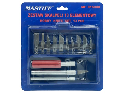 SCALPEL SADA MODELOVACÍCH NOŽOV SCALPEL 13 ks