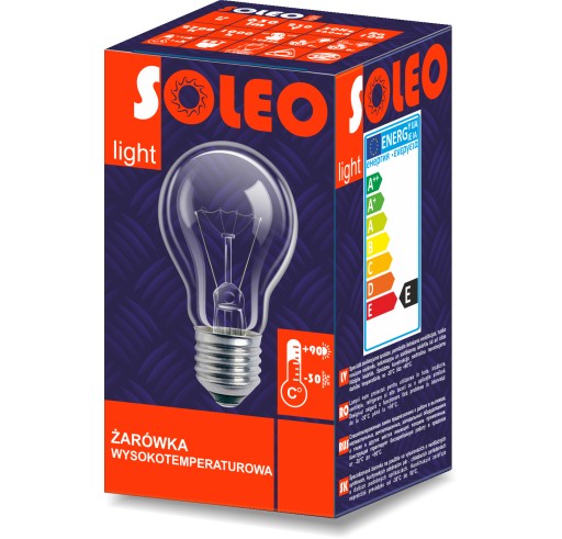 Soleo E27 vysokoteplotná žiarovka 100W 230V