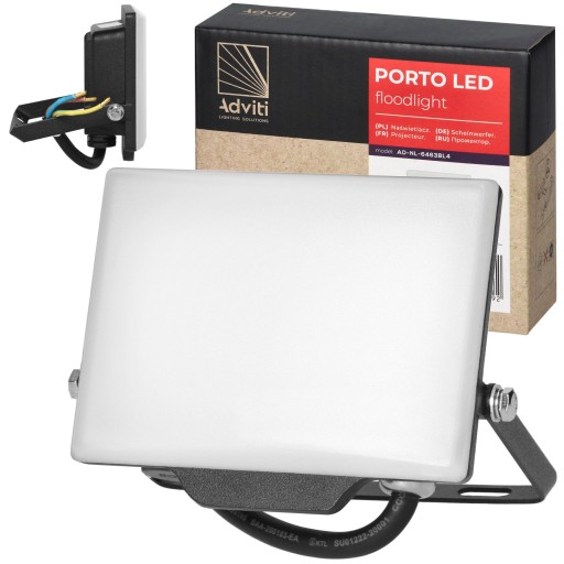Halogénové reflektorové LED svietidlo 20W bezrámové svetlomet NEUTRAL 4000K IP65