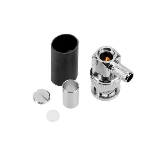 UHLOVÁ BNC ZÁSTRČKA KRIMOVANÁ RG58 RF5 H155 PTFE/zlatá
