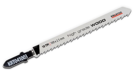 Čepeľ do priamočiarej píly 10 TPI WOOD 100x2,5mm 2ks