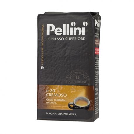 Mletá káva Espresso Superiore 20 Pellini 250 g