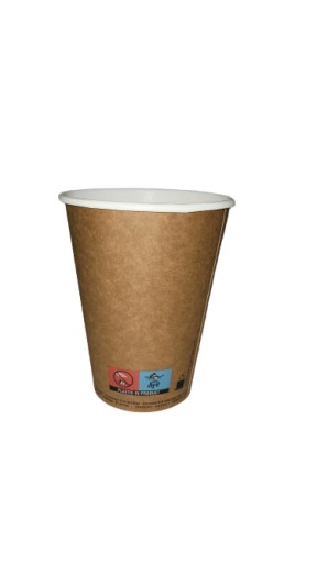 KRAFT horúce papierové šálky na kávu a čaj, 180 ml