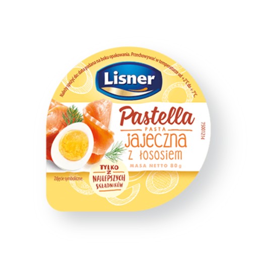 Lisner Egg pastella s lososom 80 g