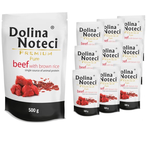 Dolina Noteci Premium Pies Pure Beef ryža 500g
