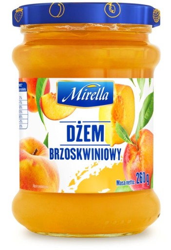 Stv.Mirella broskyňový džem 260g