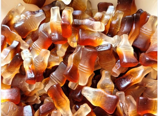 Haribo Happy Cola želé fazuľky Mini balenia 10 ks x 10 g detské balenie DARČEK