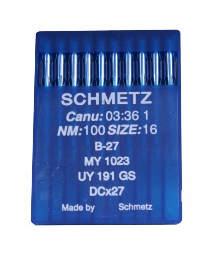 Ihly Schmetz 100' B-27 pre priemyselné overlocky