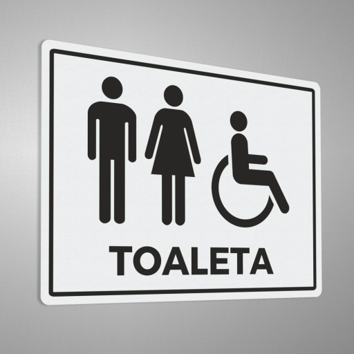 Dámska toaleta, Pánska toaleta - nálepky na dvere