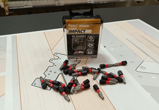 Nárazový hrot bitu pre skrutkovač K2 Impact TX20 TORX T-20 S2 25mm