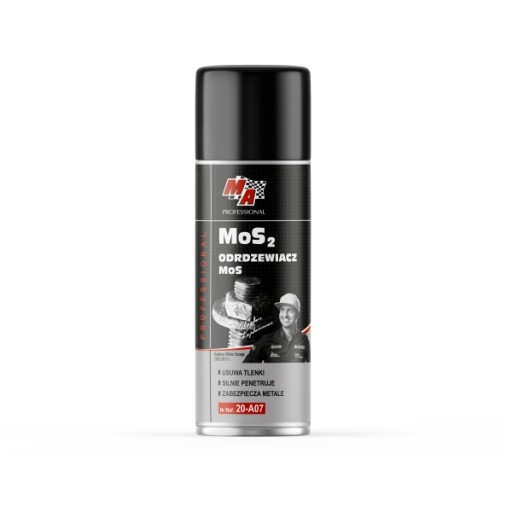 Odstraňovač hrdze v aerosóle 400ml s MOS2 lubrikuje/s