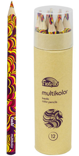 FIORELLO MULTICOLOR TROJUHOLNÍKOVÁ pastelka