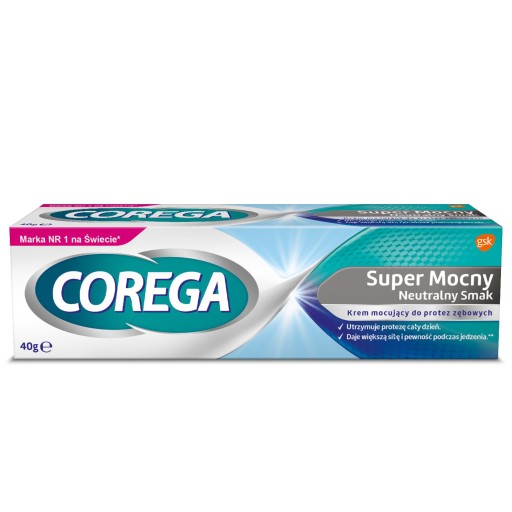 COREGA NEUTRAL TASTE Fixačný krém na zubné protézy 40 g