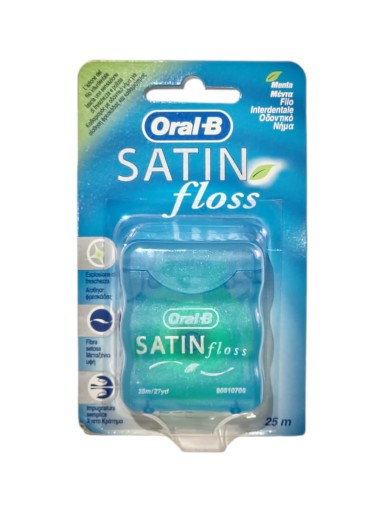 Oral-B Satin Floss Mint Dentálna niť 25 m 1 ks