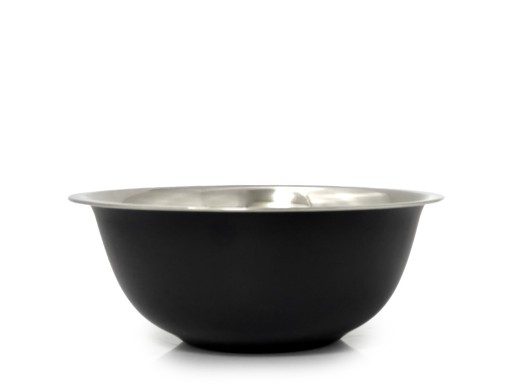 Nerezová miska, 16 cm, čierna