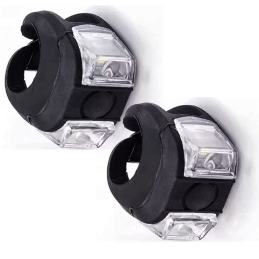 BIKE SVETLÁ LED CYKLISTICKÁ LAMPA PREDNÁ ZADNÁ 2KS