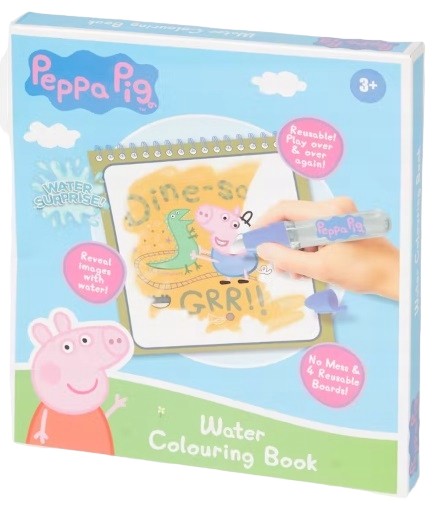 Omaľovánka Vodová farba + štetec Peppa Pig - pre deti 3+
