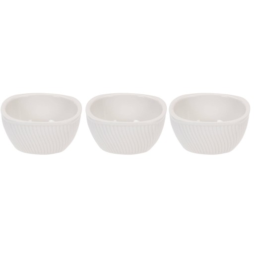 Sada 9 cm porcelánových misiek, 3 ks mix vzorov