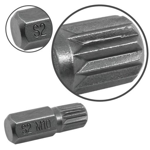 BITOVÉ HROTY S2 M 10 mm SPLINE 10x30 mm RICHMANN EXCLUSIVE C3244