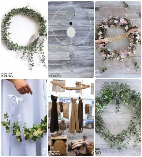 Prsteň lapač snov 25cm Obruč na veniec Macrame