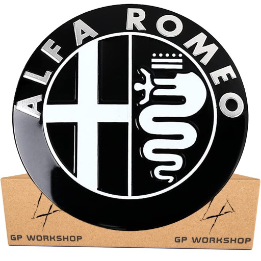 ZNAK ALFA ROMEO 74 mm 147 156 159 ODZNAK MITO