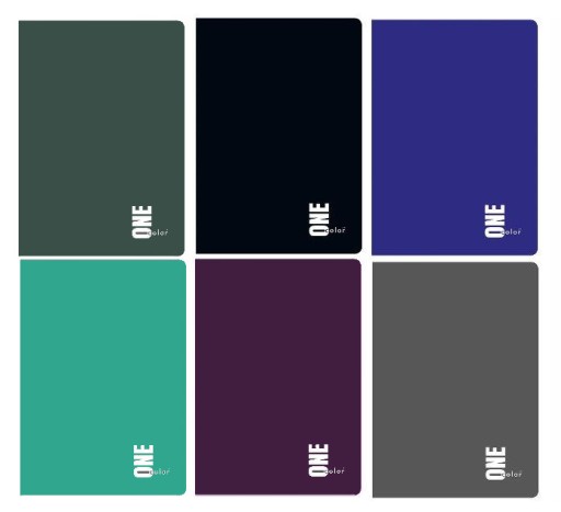 Interprint zošit A5, 60 listov, štvorček, mriežka, okraj One Color