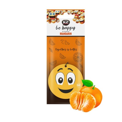 K2 BE HAPPY OBDRŽOVAČ VÔNE PRÍvesok TANGERINKA