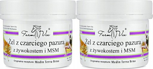 Gél z diabolských pazúrov s kostihojom a MSM 350gl Farm-Vix