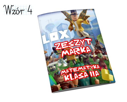 ROBLOX NOTEBOOK A5 32 strán VAŠE MENO HIT!