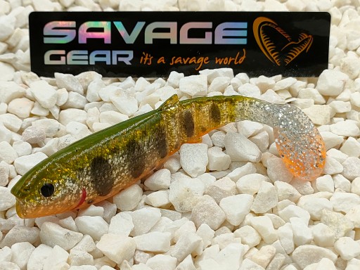 Kopyto Savage Gear Cannibal 6,8 cm Olive Smolt pre ostrieža
